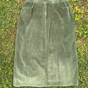 Corduroy skirt